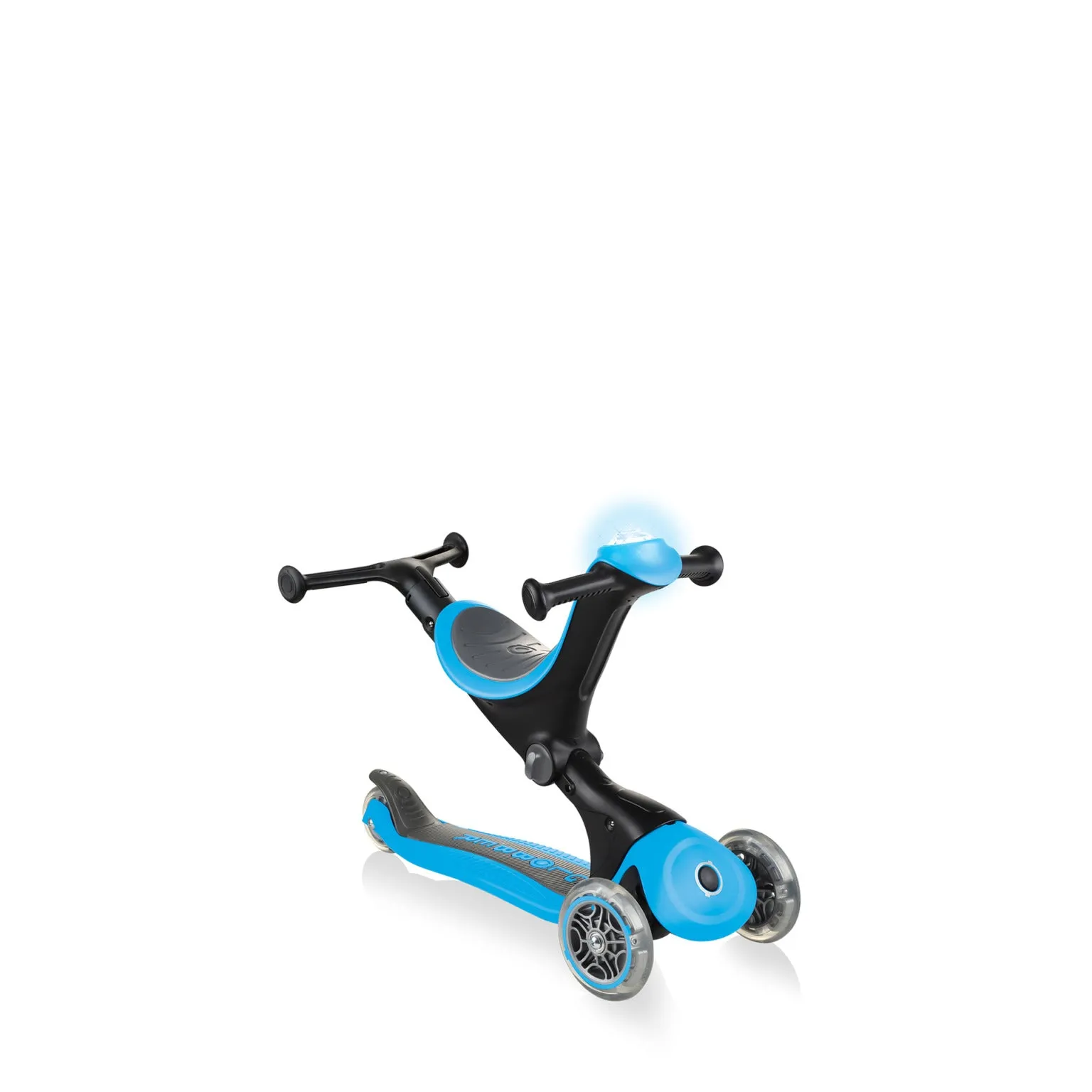 Globber Go Up Deluxe Play - Sky Blue (15m - 3y )