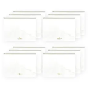 Gray Zip 'n' Keep Pouches Bundle (12 pcs)