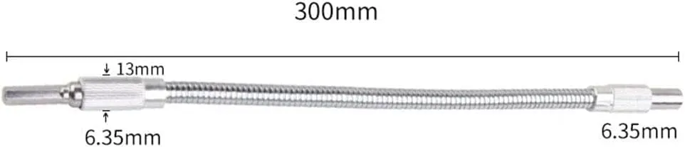 Homdum Magnetic Drill Extension Attachment for Screwdriver Flexible 1/4