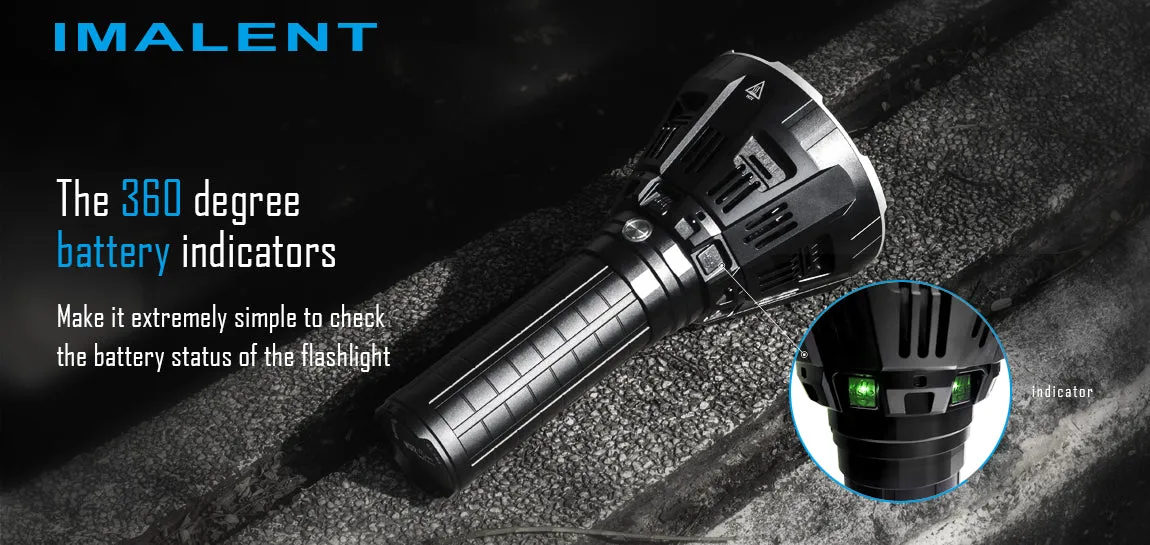 Imalent MS 12 - A 53,000 Lumen POWERHOUSE - Cooling Fan and Li-ion