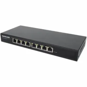 Intellinet PoE-Powered 8-Port Gigabit Ethernet PoE  Switch with PoE Passthrough