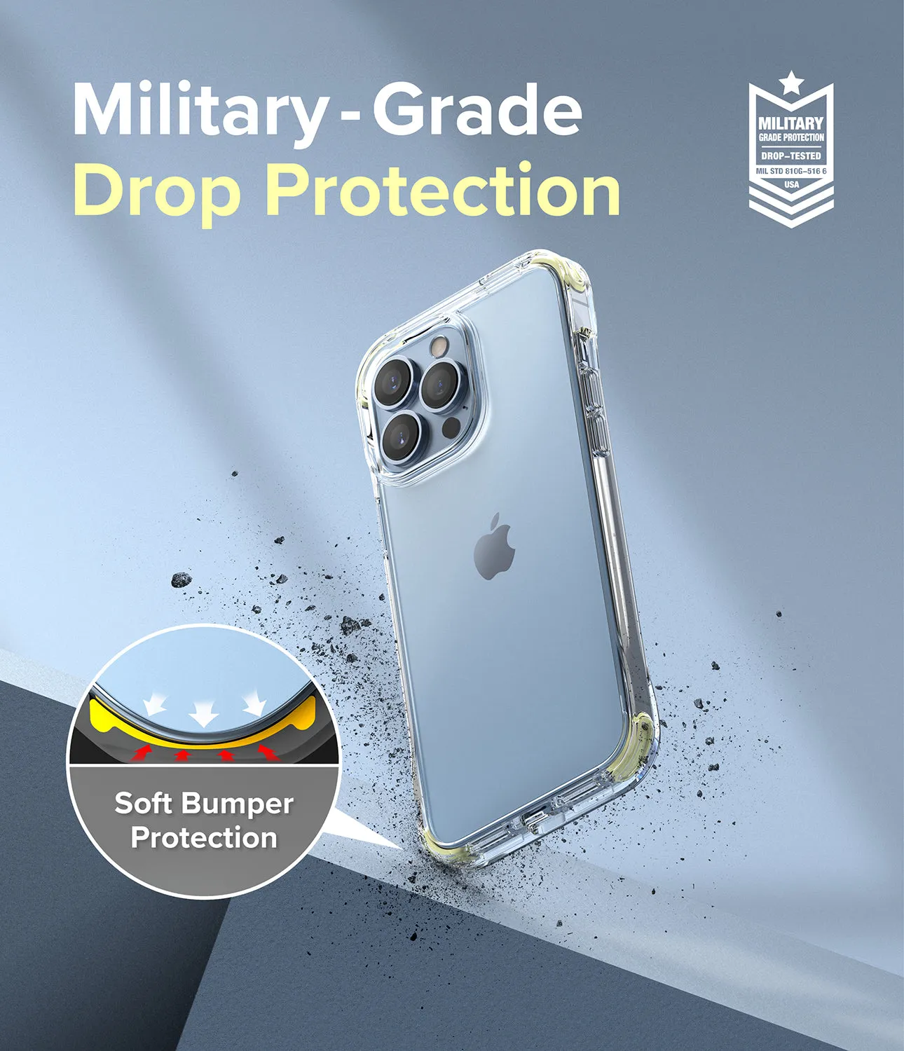 iPhone 13 Pro Max Case | Fusion Plus - White/Lime Glow