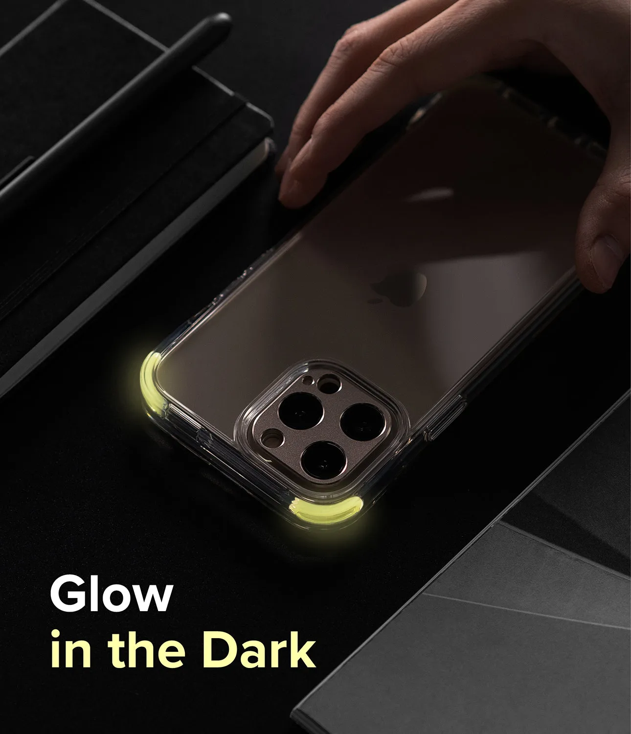 iPhone 13 Pro Max Case | Fusion Plus - White/Lime Glow