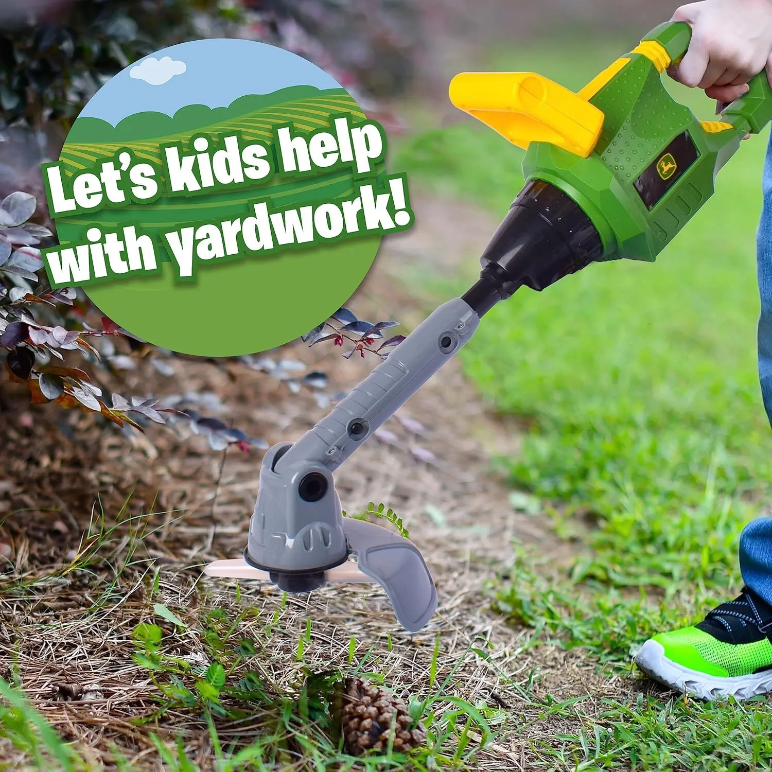 John Deere Light Up Weed Trimmer With Sounds Toy