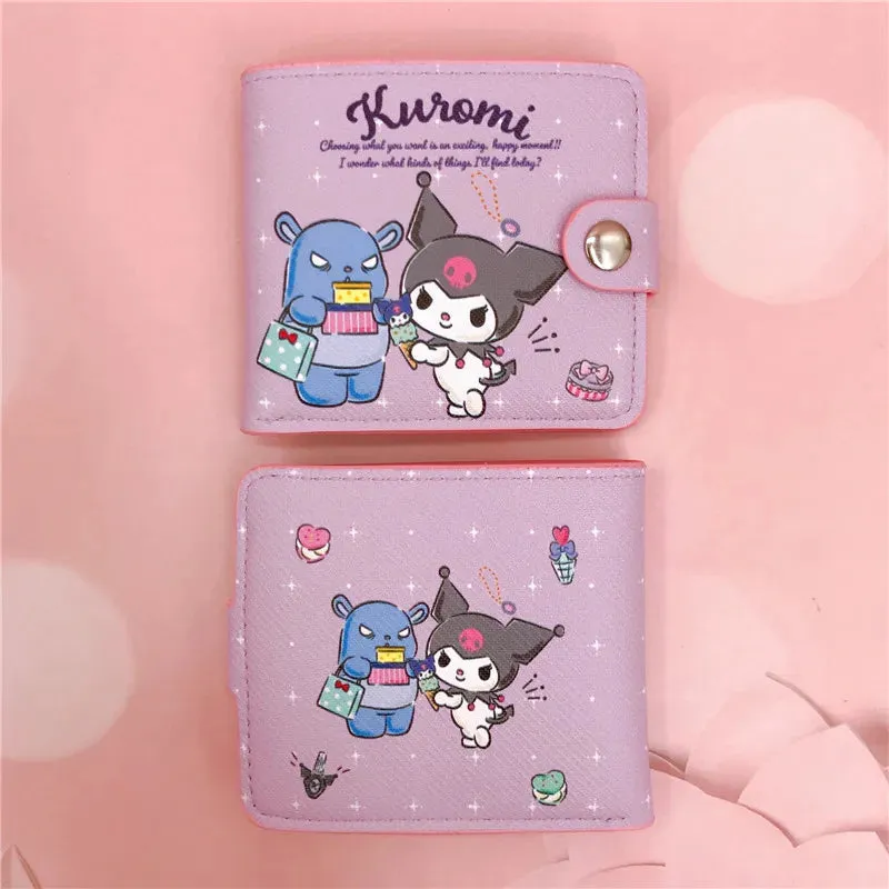 Kawaii Sanrio Folding Wallet