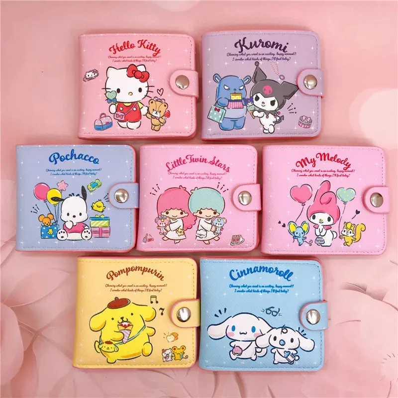 Kawaii Sanrio Folding Wallet