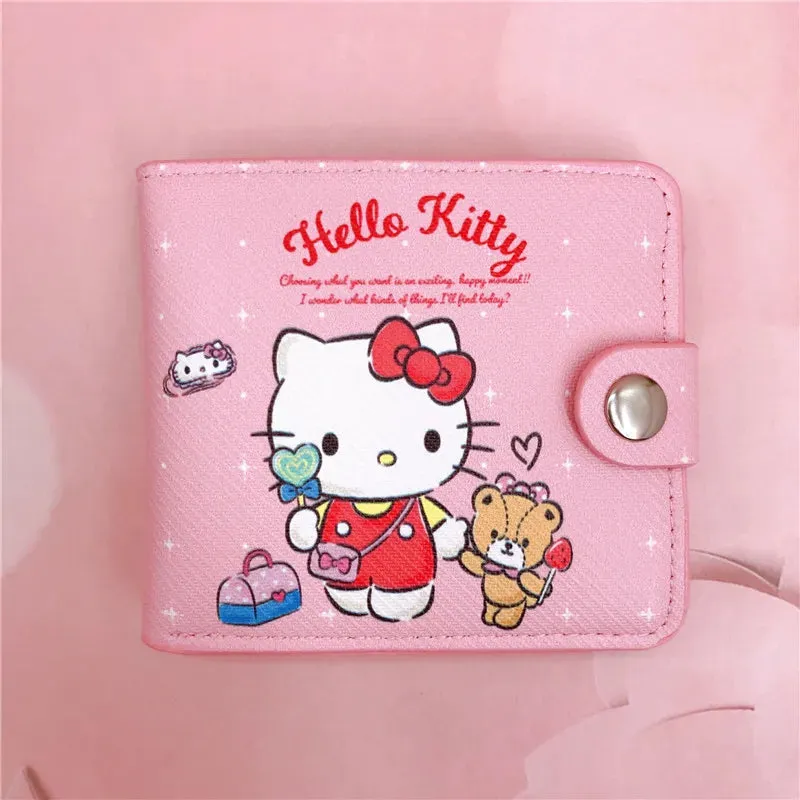 Kawaii Sanrio Folding Wallet