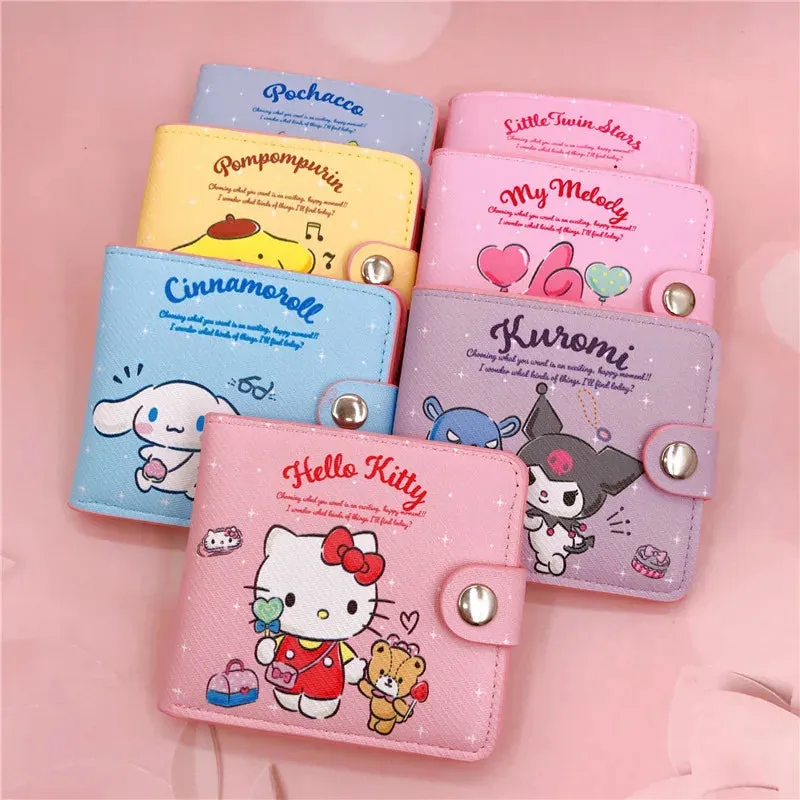Kawaii Sanrio Folding Wallet