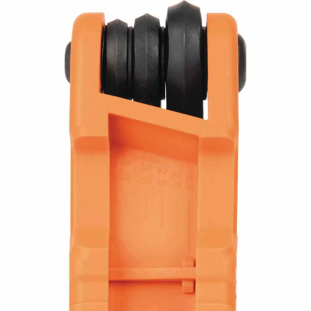 Klein 70540M Compact Folding Hex Key Set, 8-Key, Metric Sizes