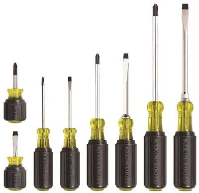 Klein Tools 8-Piece Cushion-Grip Screwdriver Set