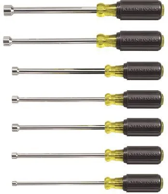 Klein Tools Hollow Nut Driver' 6 In.' 7-Piece