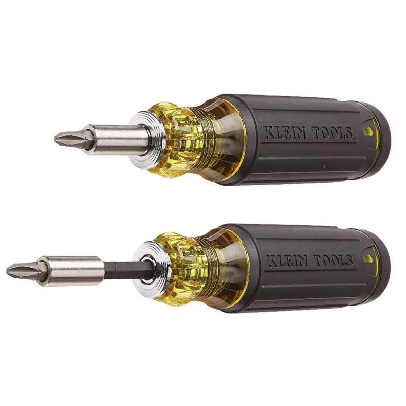 Klein Tools Multi-Bit Screwdriver 9.73 in. 14 pc