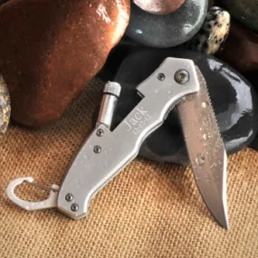 Klondike Folding Knife with Flashlight