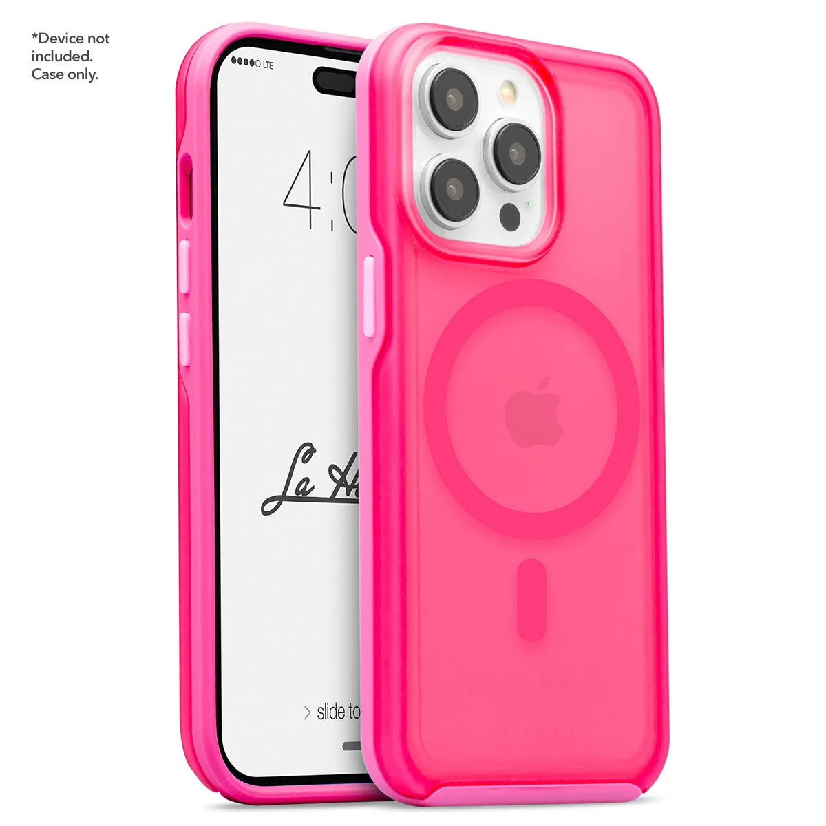 La Hornet - iPhone 14 Pro Max / iPhone 13 Pro Max Hot Pink Matte w/ MagSafe Case