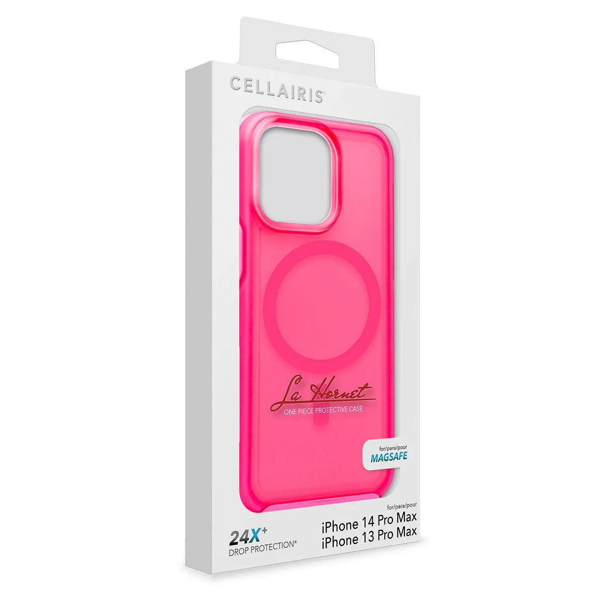 La Hornet - iPhone 14 Pro Max / iPhone 13 Pro Max Hot Pink Matte w/ MagSafe Case