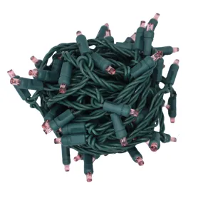 LED Mini Lights- Pink 4" Spacing 70 Lights