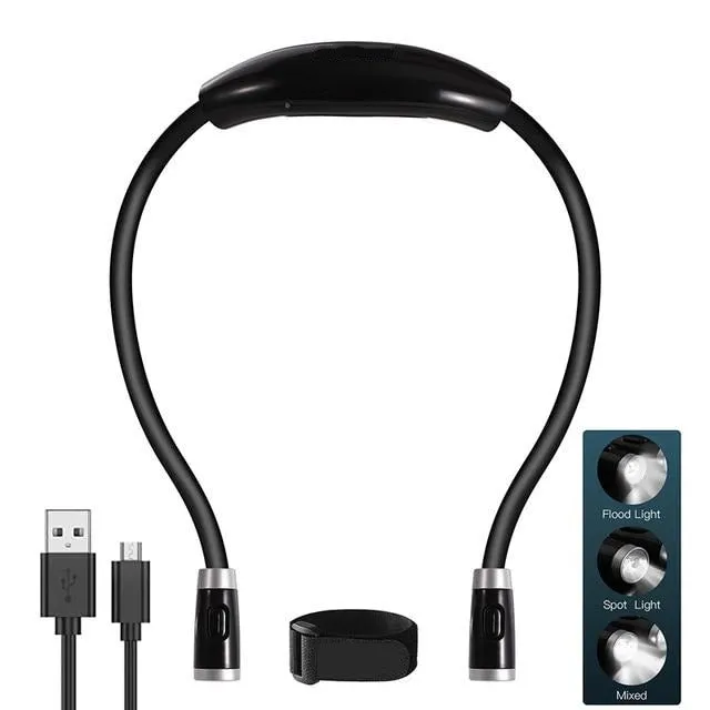 Luz  recargable USB de cuello LED flexible | BronGadgets©