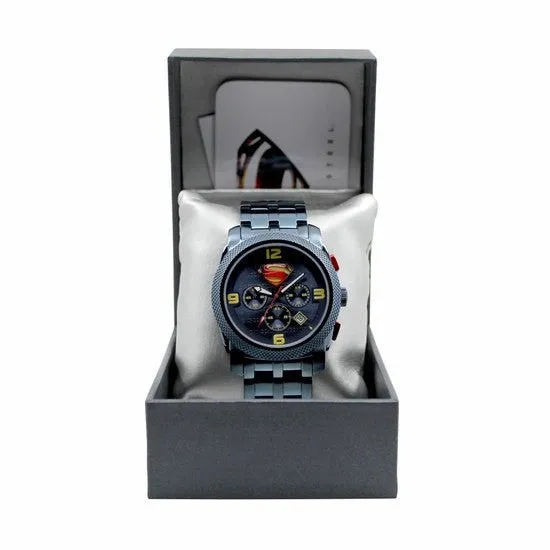 Man of Steel "Blue" Limited Edition Collection Chronograph Watch (MOS8023)
