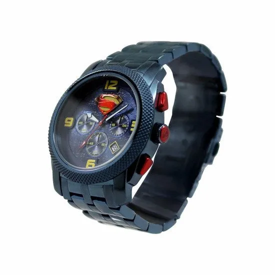 Man of Steel "Blue" Limited Edition Collection Chronograph Watch (MOS8023)