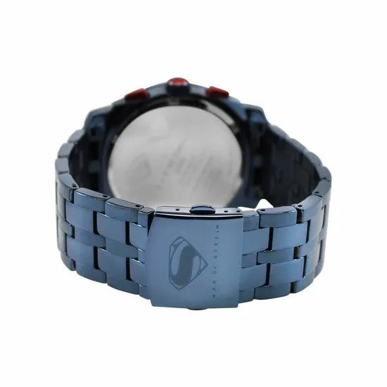 Man of Steel "Blue" Limited Edition Collection Chronograph Watch (MOS8023)