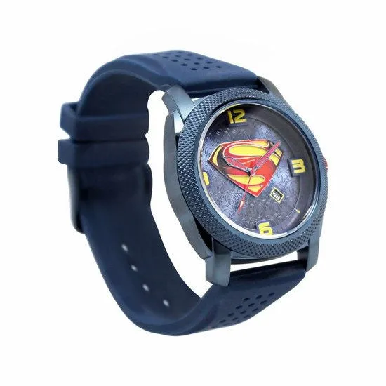 Man of Steel "Blue" Limited Edition Collection Watch Silicon Band (MOS9034)