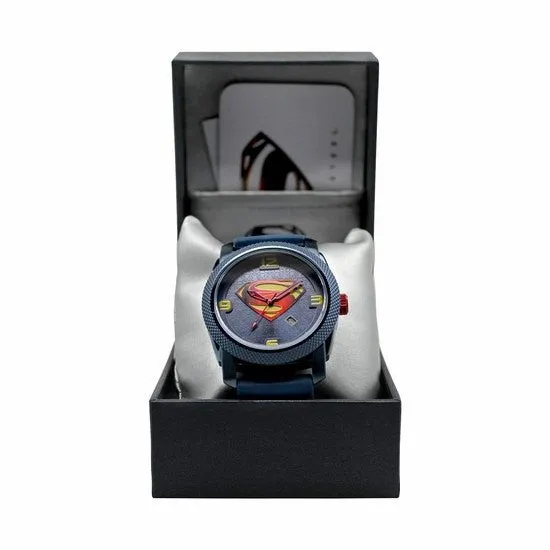 Man of Steel "Blue" Limited Edition Collection Watch Silicon Band (MOS9034)