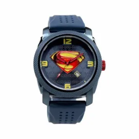 Man of Steel "Blue" Limited Edition Collection Watch Silicon Band (MOS9034)