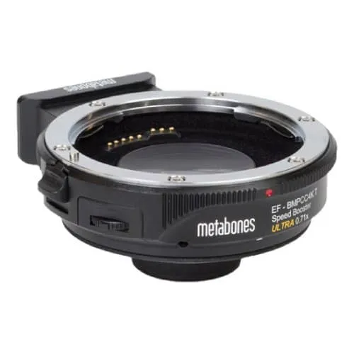Metabones T Speed Booster ULTRA 0.71x Adapter for Canon EF Lens to BMPCC 4K Camera