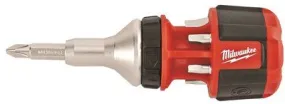Milwaukee Compact 8 In 1 Ratchet' Multi-Bit Driver