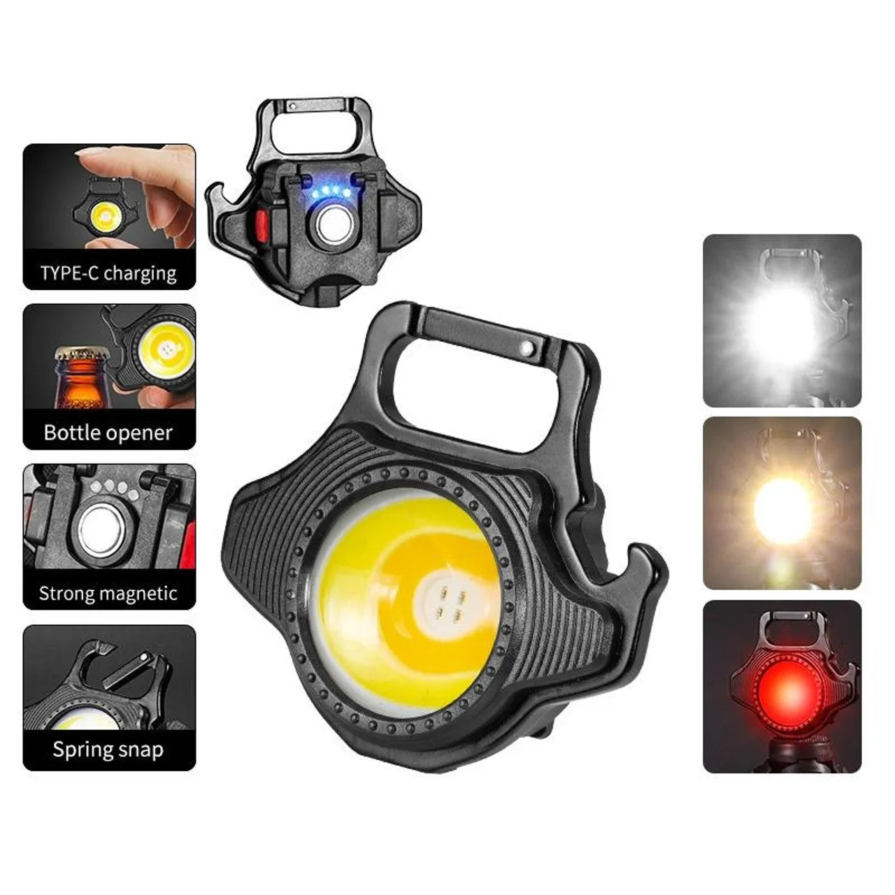 Mini Cob Rechargeable Keychain Light Fa-W5133