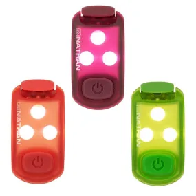 Nathan Strobe Light LED Safety Light Clip
