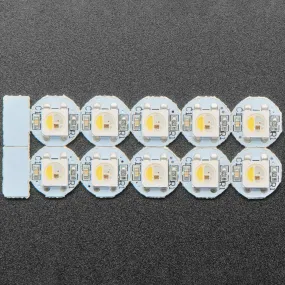 NeoPixel RGBW Mini Button PCB - Pack of 10