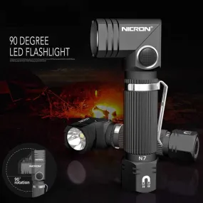 Nicron™ N7 - 90° Hands-Free LED Tactical Flashlight
