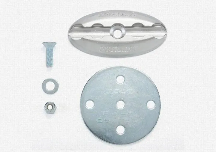 OMNI Oval L-Track Floor Pocket 4 PACK | Q5-7571-A