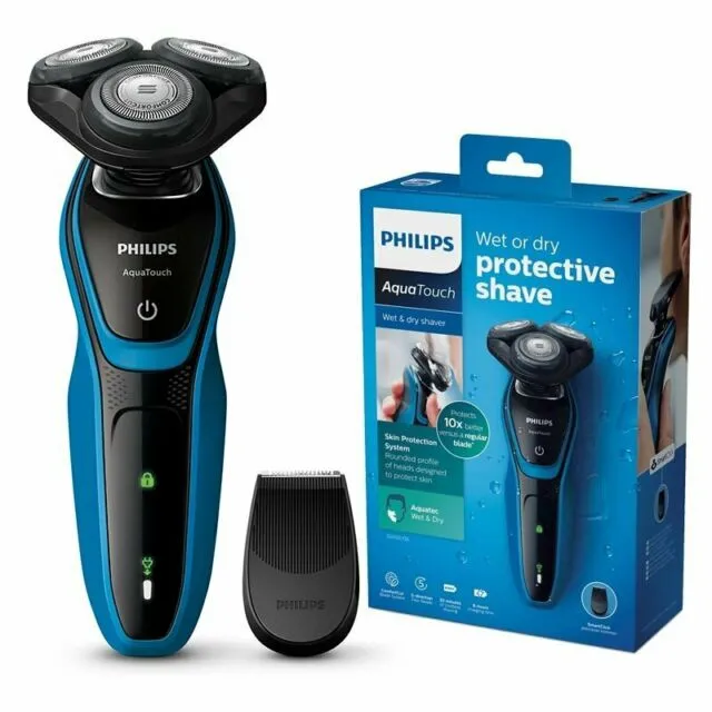 PHILIPS AquaTouch Wet/Dry Shaver with Trimmer - Refurbished with Home Essentials Warranty -  S5420