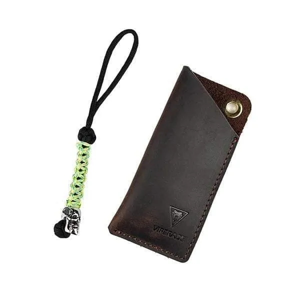 PJ11 Leather Tool Pouch, EDC Pocket Organizer Leather on belt
