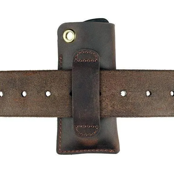 PJ11 Leather Tool Pouch, EDC Pocket Organizer Leather on belt