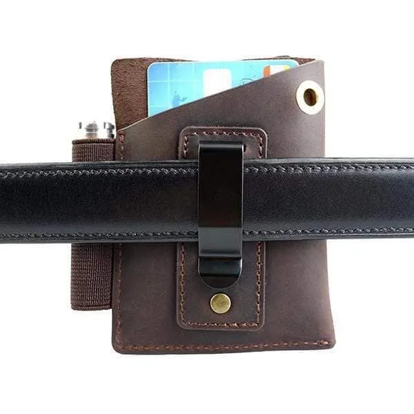 PJ12 EDC Pocket Organizer Leather Sheath