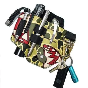 PJ16 Camoshark EDC Leather Sheath for Multitools
