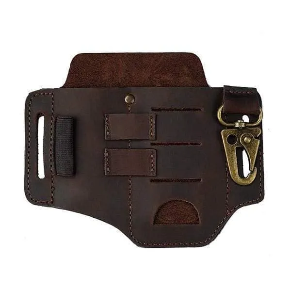 PJ16 Camoshark EDC Leather Sheath for Multitools