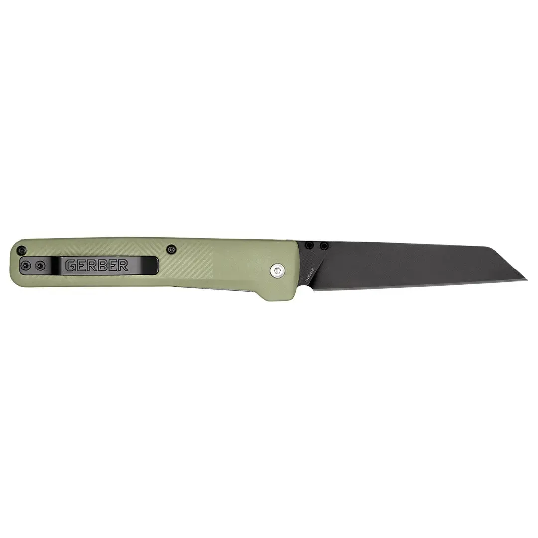 Pledge FE Folding Clip Knife - Lichen Green by Gerber
