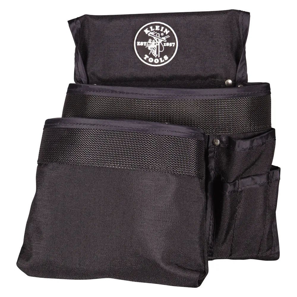 PowerLine™ Series 8-Pocket Tool Pouch, Black Nylon