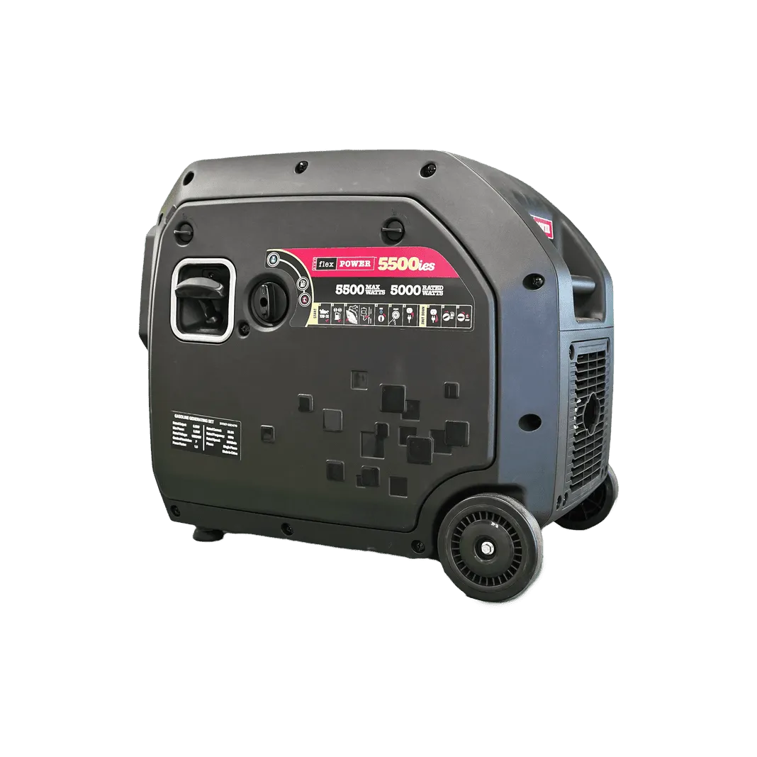 RVMP Flex Power 5500ies Inverter Generator 5000W/5500W RV and Parallel Ready Electric Start Gas New