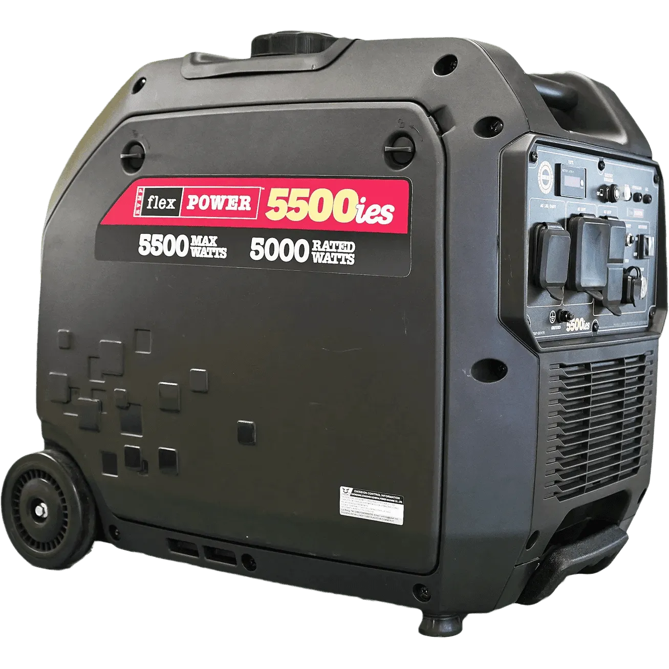 RVMP Flex Power 5500ies Inverter Generator 5000W/5500W RV and Parallel Ready Electric Start Gas New