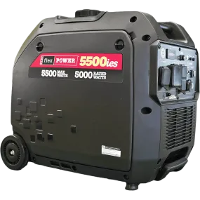 RVMP Flex Power 5500ies Inverter Generator 5000W/5500W RV and Parallel Ready Electric Start Gas New