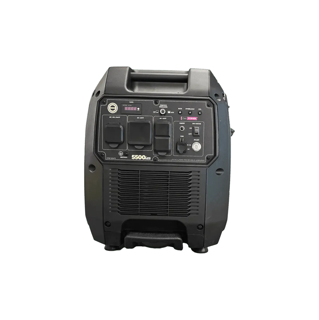 RVMP Flex Power 5500ies Inverter Generator 5000W/5500W RV and Parallel Ready Electric Start Gas New
