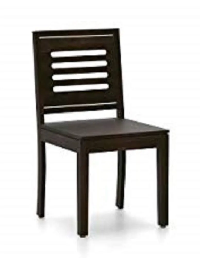 SRB FURNITURE solid sheesham wood round shape 4 seater dining table set with chairs for home hotel and restaurant (Round-S-06) (Walnut)