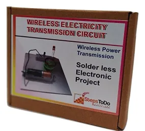 StepsToDo _ Wireless Electricity Transmission Circuit on Breadboard | DIY Science Project With Theory, Circuit and Usage Manual | DIY Science Activity Kit (T158)