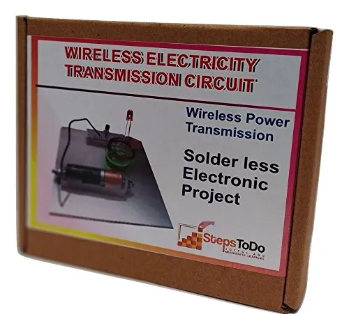 StepsToDo _ Wireless Electricity Transmission Circuit on Breadboard | DIY Science Project With Theory, Circuit and Usage Manual | DIY Science Activity Kit (T158)