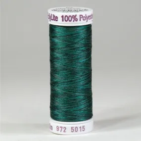 Sulky 60wt PolyLite in Multi-Color Teal Tango